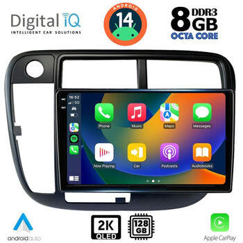 DIGITAL IQ BXF 8186_CPAA CLIMA (9inc) MULTIMEDIA TABLET for HONDA CIVIC mod. 1995-2001