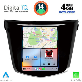 DIGITAL IQ BXF 6968_CPAA TESLA STYLE  for NISSAN QASHQAI - XTRAIL mod. 2014>
