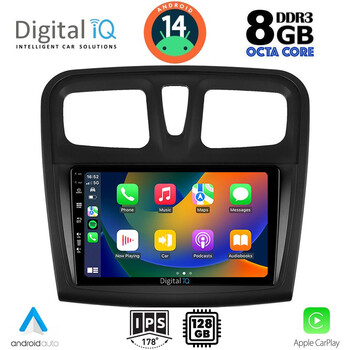 DIGITAL IQ BXF 7108SQ_CPAA (9inc) MULTIMEDIA TABLET for DACIA LOGAN – SANDERO mod. 2012-2019