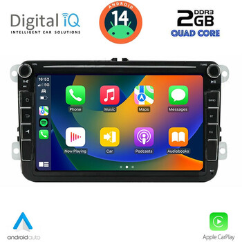 DIGITAL IQ ZSD 279_CPA (8'' DECK) MULTIMEDIA SYSTEM for VW - SKODA - SEAT mod. 2004-2014