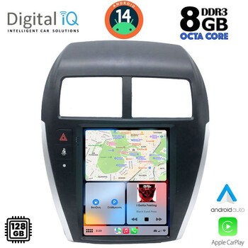 DIGITAL IQ BXF 7952_CPAA TESLA STYLE for MITSUBISHI ASX mod. 2009&gt;