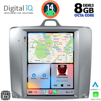 DIGITAL IQ BXF 7956_CPAA TESLA STYLE for FORD FOCUS mod. 2004-2011