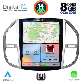 DIGITAL IQ BXF 7960_CPAA TESLA STYLE for MERCEDES VITO mod. 2015> DIGITAL IQ BXF 7960_CPAA TESLA STYLE for MERCEDES VITO mod. 2015>