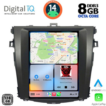 DIGITAL IQ BXF 7963_CPAA TESLA STYLE for TOYOTA COROLLA 4D mod. 2006-2012