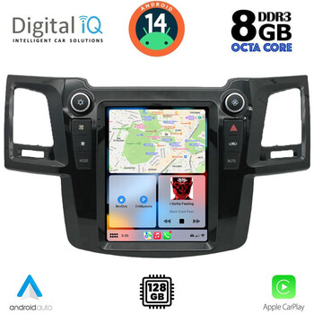 DIGITAL IQ BXF 7965_CPAA TESLA STYLE for TOYOTA HILUX mod. 2005-2015