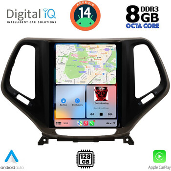 DIGITAL IQ BXF 7984_CPAA TESLA STYLE for JEEP CHEROKEE mod. 2014&gt;