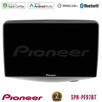 Pioneer sph-Pf97bt Series    Toyota Yaris 1999 - 2006 Multimedia Station 9 (Tablet Style) με Carplay &Amp; Android Auto u-sph-Ty1047