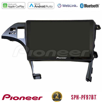 Pioneer sph-Pf97bt Series    Toyota Prius 2010-2015 Multimedia Station 9 (Tablet Style) με Carplay &Amp; Android Auto u-sph-Ty1082