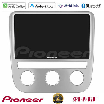 Pioneer sph-Pf97bt Series    vw Scirocco 2008-2014 Multimedia Station 9 (Tablet Style) με Carplay &Amp; Android Auto u-sph-Vw0084