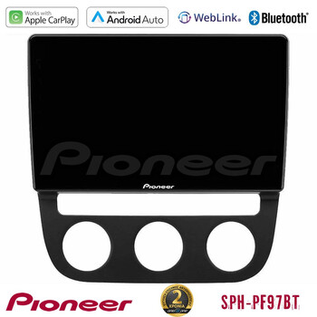 Pioneer sph-Pf97bt Series    vw Jetta Multimedia Station 9 (Tablet Style) με Carplay &Amp; Android Auto u-sph-Vw0394