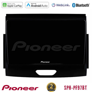 Pioneer sph-Pf97bt Series    Ford Ranger 2017-2022 Multimedia Station 9 (Tablet Style) με Carplay &Amp; Android Auto u-sph-Fd0496