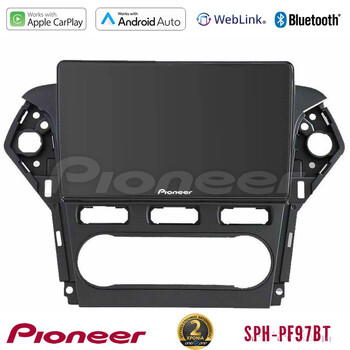 Pioneer sph-Pf97bt Series    Ford Mondeo 2011-2014 Multimedia Station 9 (Tablet Style) με Carplay &Amp; Android Auto u-sph-Fd0920