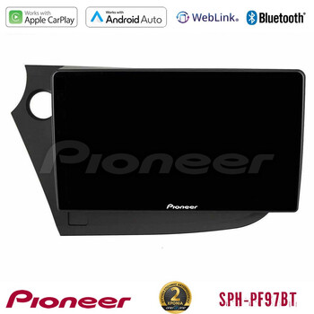 Pioneer sph-Pf97bt Series    Honda Insight 2009-2015 Multimedia Station 9 (Tablet Style) με Carplay &Amp; Android Auto u-sph-Hd0821