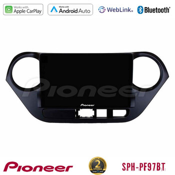 Pioneer sph-Pf97bt Series    Hyundai i10 2014-2020 Multimedia Station 9 (Tablet Style) με Carplay &Amp; Android Auto u-sph-Hy0506