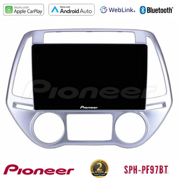 Pioneer sph-Pf97bt Series    Hyundai i20 2012-2014 Multimedia Station 9 (Tablet Style) με Carplay &Amp; Android Auto u-sph-Hy0619