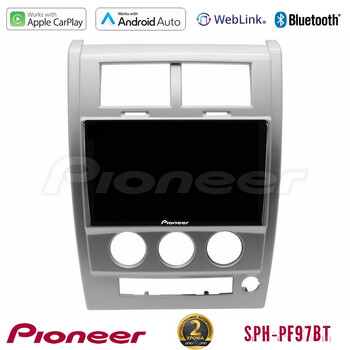 Pioneer sph-Pf97bt Series    Jeep Cherokee (Kk) 2008-2012 Multimedia Station 9 (Tablet Style) με Carplay &Amp; Android Auto u-sph-Jp1618