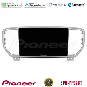 Pioneer sph-Pf97bt Series    kia Sportage 2018-2021 Multimedia Station 9 (Tablet Style) με Carplay &Amp; Android Auto u-sph-Ki0516