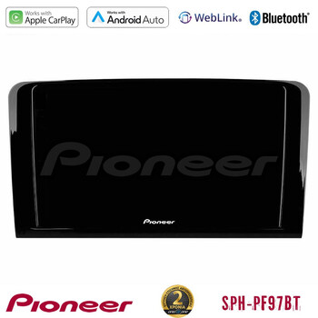 Pioneer sph-Pf97bt Series    Mercedes Ml/gl Class Multimedia Station 9 (Tablet Style) με Carplay &Amp; Android Auto u-sph-Mb0761