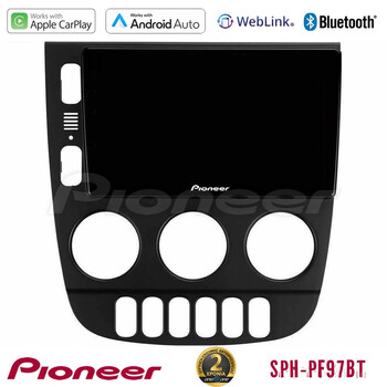 Pioneer sph-Pf97bt Series    Mercedes ml Class 1998-2005 Multimedia Station 9 (Tablet Style) με Carplay &Amp; Android Auto u-sph-Mb1418