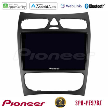 Pioneer sph-Pf97bt Series    Mercedes clk Class W209 2000-2004 Multimedia Station 9 (Tablet Style) με Carplay &Amp; Android Auto u-sph-Mb1452
