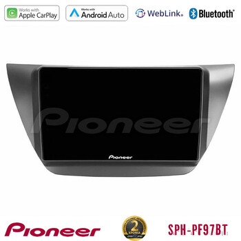 Pioneer sph-Pf97bt Series    Mitsubishi Lancer 2004 – 2008 Multimedia Station 9 (Tablet Style) με Carplay &Amp; Android Auto u-sph-Mt608