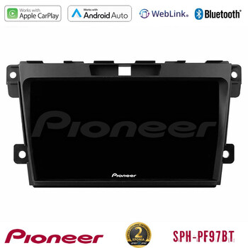 Pioneer sph-Pf97bt Series    Mazda cx-7 2007-2011 Multimedia Station 9 (Tablet Style) με Carplay &Amp; Android Auto u-sph-Mz968