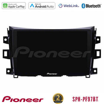 Pioneer sph-Pf97bt Series    Nissan Navara Np300 Multimedia Station 9 (Tablet Style) με Carplay &Amp; Android Auto u-sph-Ns0340