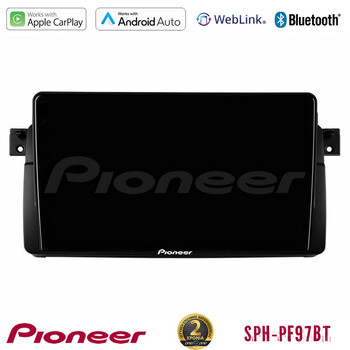 Pioneer sph-Pf97bt Series    bmw e46 Multimedia Station 9 (Tablet Style) με Carplay &Amp; Android Auto u-sph-Bm0603