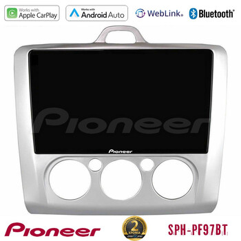 Pioneer sph-Pf97bt Series    Ford Focus Manual ac Multimedia Station 9 (Tablet Style) με Carplay &Amp; Android Auto u-sph-Fd0041m