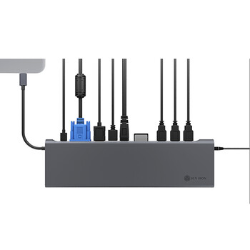 ICY BOX 11 IN 1 TYPE-C NOTEBOOK DOCKING STATION WITH TRIPLE VIDEO OUTPUT
