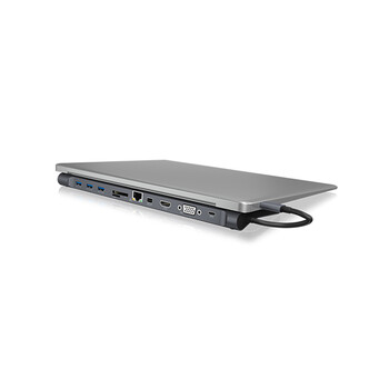 ICY BOX 11 IN 1 TYPE-C NOTEBOOK DOCKING STATION WITH TRIPLE VIDEO OUTPUT