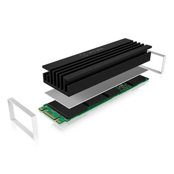 ICY BOX HEAT SINK SET FOR M.2 SSD 10MM