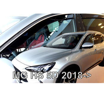 ΑΝΕΜ.SET23805 ΑΝΕΜΟΘΡΑΥΣΤΕΣ ΓΙΑ MG HS 5D 2018+ ΣΕΤ ΑΥΤΟΚΙΝΗΤΟΥ ΑΠΟ ΕΥΚΑΜΠΤΟ ΦΙΜΕ ΠΛΑΣΤΙΚΟ HEKO - 4 ΤΕΜ