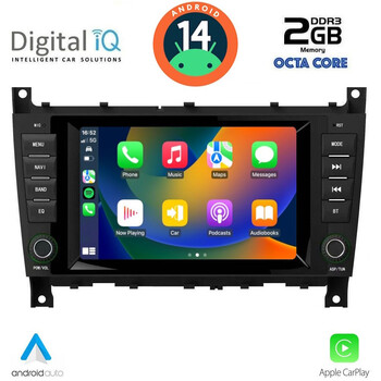 DIGITAL IQ MSF 393_CPA (7” DECK) MULTIMEDIA SYSTEM for MERCEDES C W203 – CLK W209 mod. 2004-2008