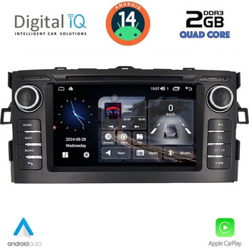 DIGITAL IQ MSF 328_CPA (7” DECK) MULTIMEDIA SYSTEM for TOYOTA AURIS mod. 2007-2012