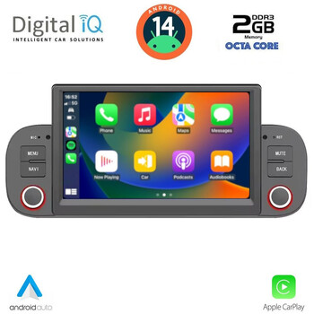 DIGITAL IQ ZSF 322_CPA (7" DECK) MULTIMEDIA SYSTEM for FIAT PANDA mod. 2012-2021