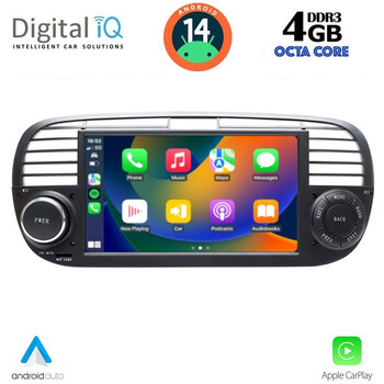 DIGITAL IQ ZSG 465_CPA (7" DECK) MULTIMEDIA SYSTEM for FIAT 500 mod. 2007-2015