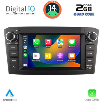 DIGITAL IQ MSD 025_CPA (7” DECK) MULTIMEDIA SYSTEM for TOYOTA AVENSIS mod. 2003-2009