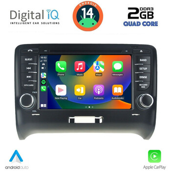 DIGITAL IQ MSD 278_CPA (7" DECK) MULTIMEDIA for AUDI TT mod. 2005-2015