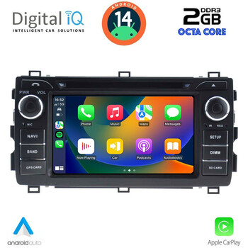 DIGITAL IQ MSF 308_CPA (7" DECK) MULTIMEDIA SYSTEM for TOYOTA AURIS mod. 2013-2015