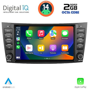 DIGITAL IQ MSF 390_CPA (8” DECK) MULTIMEDIA SYSTEM for MERCEDES E (W211) – CLS (W219) mod. 2003-2009