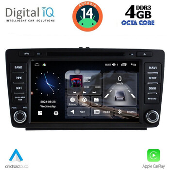 DIGITAL IQ MSF 305_CPA (8” DECK) MULTIMEDIA SYSTEM for SKODA OCTAVIA mod. 2005-2012