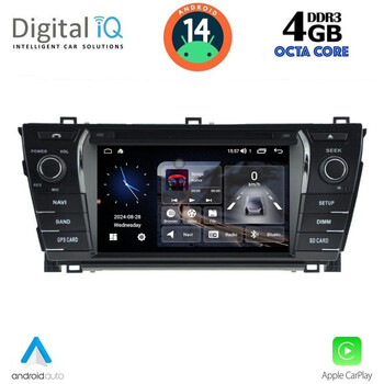 DIGITAL IQ MSF 312_CPA (7” DECK) MULTIMEDIA SYSTEM for TOYOTA COROLLA mod. 2013-2016