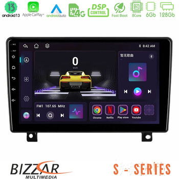 Bizzar s Series Opel Astra h 8core Android13 6+128gb Navigation Multimedia Tablet 9 (Dashboard Version) u-s-Op1397