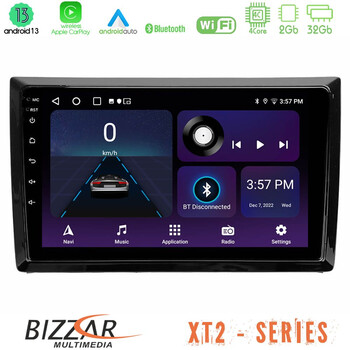 Bizzar xt2 Series 4core Android13 2+32gb vw Beetle Navigation Multimedia Tablet 9 u-xt2-Vw886