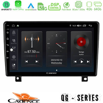 Cadence qg Series 8core Android13 4+64gb Opel Astra h Navigation Multimedia Tablet 9 (Dashboard Version) u-qg-Op1397