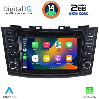 DIGITAL IQ MSF 377_CPA (7" DECK) MULTIMEDIA SYSTEM for SUZUKI SWIFT mod. 2011-2016
