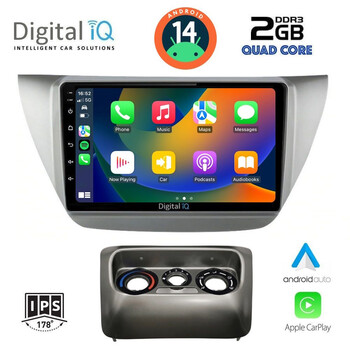 DIGITAL IQ RSB 1433_CPA (9inc) MULTIMEDIA TABLET for MITSUBISHI LANCER mod. 2000-2007