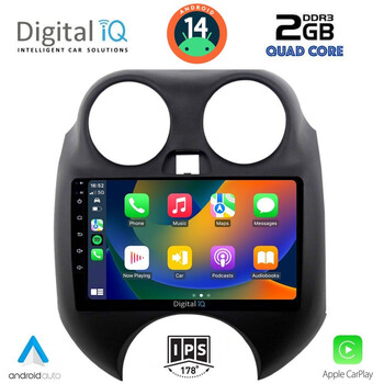 DIGITAL IQ RSB 1459_CPA (9inc) MULTIMEDIA TABLET for NISSAN MICRA mod. 2010-2014