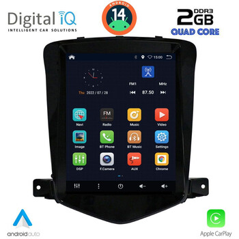 DIGITAL IQ BXC 3925_CPAA TESLA STYLE for CHEVROLET CRUZE mod. 2008-2012